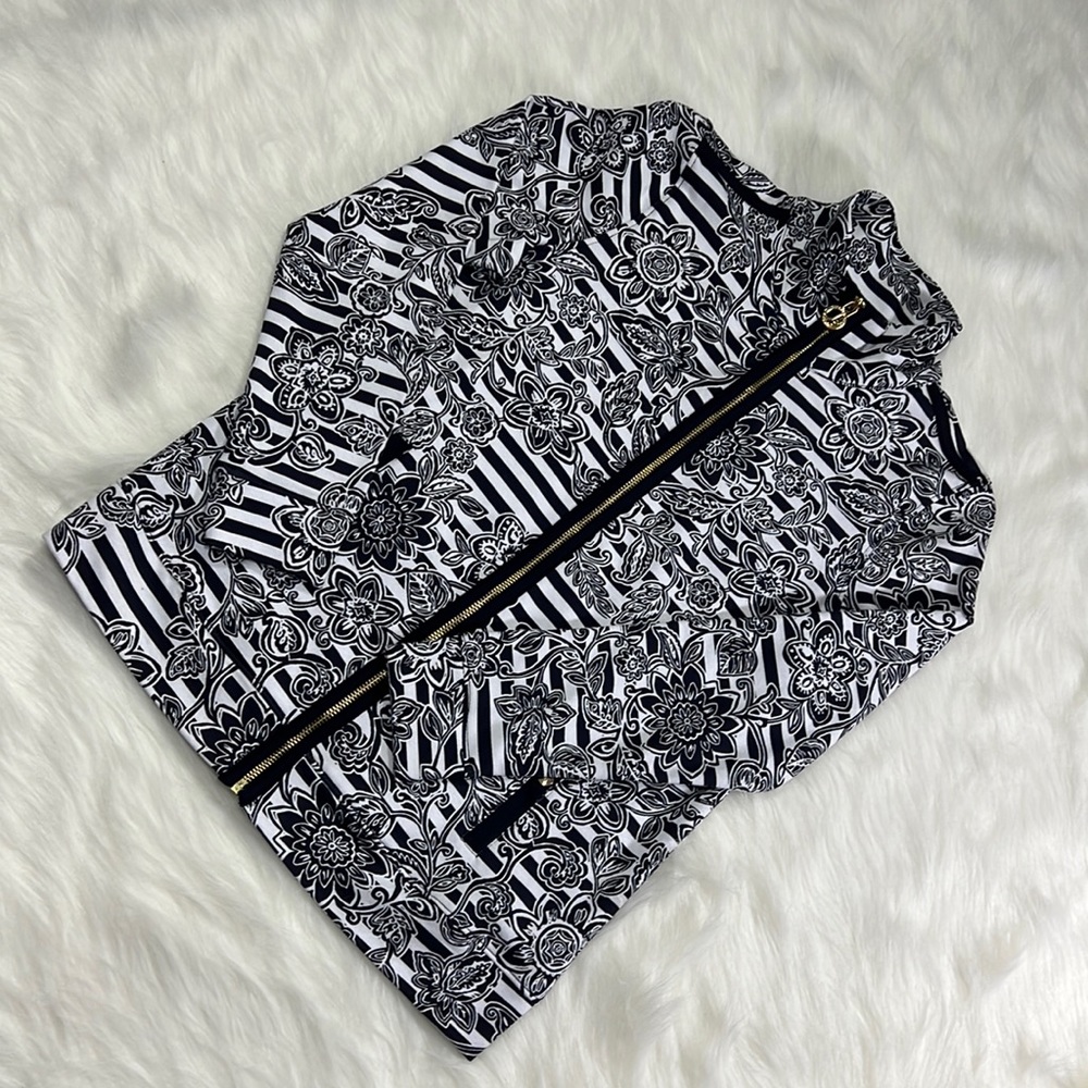 NEW Jones New York Zip Up Sweatshirt Size SP